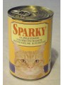 Vlažna hrana za mačke Sparky konzerva piletina 400gr 